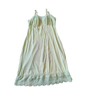Green Vintage Slip Lingerie Size 32